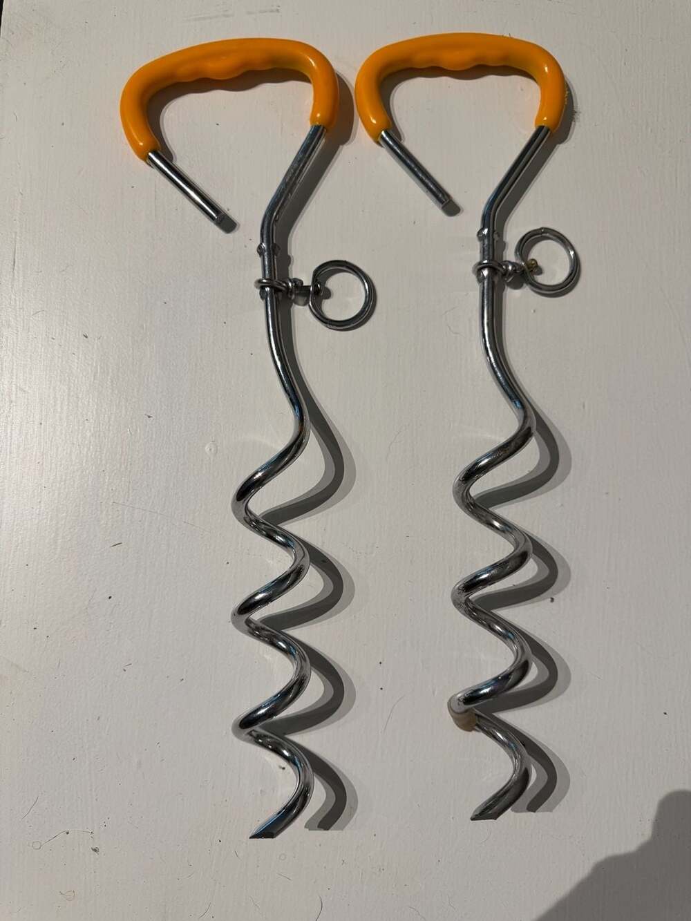 You & Me Well Grounded 16-Inch Spiral Dog Tie-Out Stake (Set of 2)